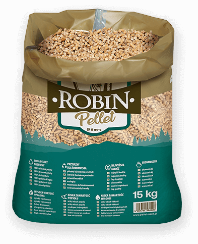 worek pelletu opałowego Robin do kupienia w Strykowie lub sklepie internetowym